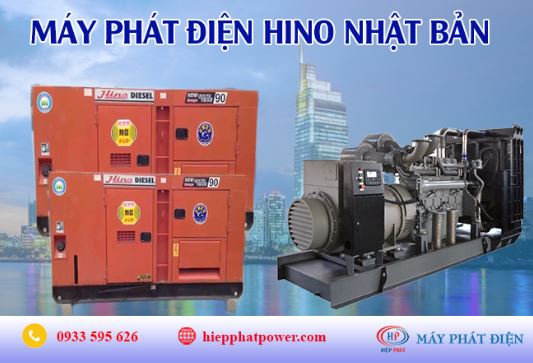 Máy phát điện Hino - Chi Nhánh Bình Dương Công Ty TNHH Kỹ Thuật Năng Lượng Hiệp Phát